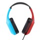 Trust GXT 416S Zirox Auriculares Alámbrico Diadema Juego Negro, Cian, Rojo