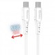 Cable qchar sofia usb tipo c - 2m - pvc blanco