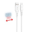 Cable qchar athens micro usb a usb tipo a - 2m - pvc blanco