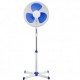 Ventilador de pie jocca 40cm 40w blanco - azul