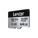 Lexar Professional SILVER PLUS 64 GB MicroSDXC UHS-I Clase 3