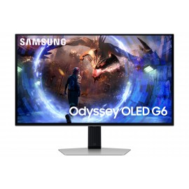 Samsung Odyssey G6 G60SD pantalla para PC 68,6 cm (27'') 2560 x 1440 Pixeles Quad HD OLED Plata