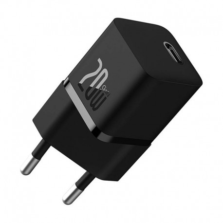 Baseus GaN5 20W Mini Universal Negro Corriente alterna Carga rápida Interior