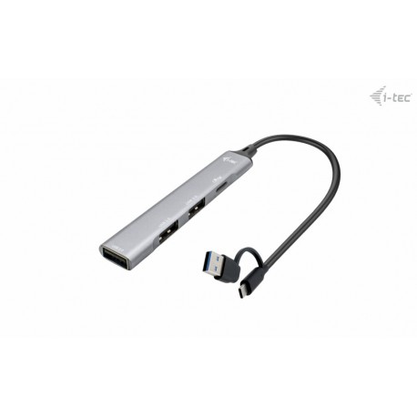 i-tec USB-C/USB-A Metal HUB 1x USB 3.0 + 3x USB 2.0