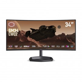 Cooler Master Gaming GM34-CWQ2 LED display 86,4 cm (34'') 3440 x 1440 Pixeles UltraWide Quad HD Negro