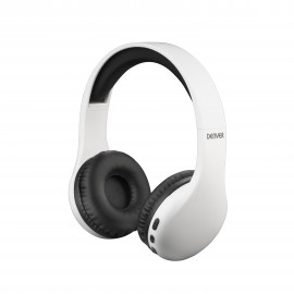 Denver BTH-240 Auriculares Inalámbrico y alámbrico Diadema Llamadas/Música Bluetooth Blanco