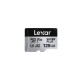 LEXAR 128GB LEXAR HIGH-PERFORMANCE SILVER PLUS MICROSDXC UHS-I, UP TO 205MB/S READ 150MB/S WRITE C10 A2 V30 U3,WITH ADAPTER