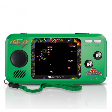 My Arcade Galaga videoconsola portátil 6,98 cm (2.75'') Negro, Verde