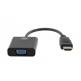 T'nB HDMIVGA adaptador de cable de vídeo VGA (D-Sub) HDMI tipo A (Estándar) Negro