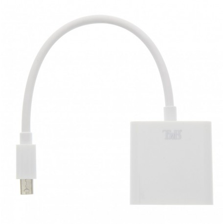 T'nB MIDPVGA adaptador de cable de vídeo VGA (D-Sub) Mini DisplayPort Blanco