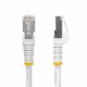 StarTech.com Cable de Red Ethernet CAT8 Blanco de 2m - Snagless - sin Pestillo - 25G/40G