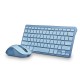 NGS FANTASY (QUERTY, ES) teclado Ratón incluido Universal RF Wireless + Bluetooth QWERTY Español Azul