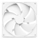 NZXT F140P Carcasa del ordenador Ventilador 14 cm Blanco 1 pieza(s)