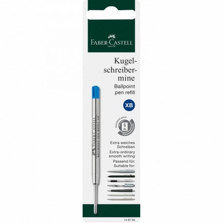 Faber-Castell 148793 Recambio de bolígrafo Azul 1 pieza(s)