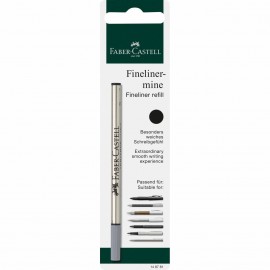 Faber-Castell 148781 Recambio de bolígrafo Negro 1 pieza(s)