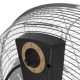 Orbegozo PW 0851 ventilador Negro, Acero inoxidable