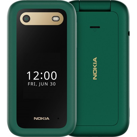 Nokia 2660 Flip 4G 7,11 cm (2.8'') 123 g Verde Teléfono básico