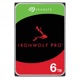 Seagate IronWolf Pro ST6000NT001 disco duro interno 6 TB 7200 RPM 256 MB 3.5'' Serial ATA III