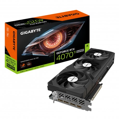 GIGABYTE GeForce RTX 4070 Ti SUPER WINDFORCE MAX OC - 16GB GDDR6X