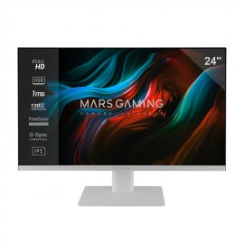 Mars Gaming MV-24 pantalla para PC 61 cm (24'') 1920 x 1080 Pixeles Full HD LED Blanco