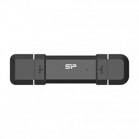 Silicon Power DS72 unidad flash USB 250 GB USB Type-A / USB Type-C 3.2 Gen 2 (3.1 Gen 2) Negro