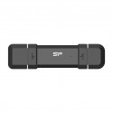 Silicon Power DS72 unidad flash USB 250 GB USB Type-A / USB Type-C 3.2 Gen 2 (3.1 Gen 2) Negro