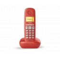 Gigaset A 170 Trio Teléfono DECT/analógico Identificador de llamadas Rojo