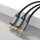 Vention Cable Estéreo BCNBH/ Jack 3.5 Macho - 2x RCA Macho/ 2m/ Gris