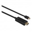 T'nB Cable HDMI Mini Displayport 2m HDMI tipo A (Estándar) Negro