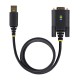 StarTech.com 1P10FFC-USB-SERIAL cable de serie Negro 3 m USB tipo A DB-9