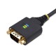 StarTech.com 1P10FFC-USB-SERIAL cable de serie Negro 3 m USB tipo A DB-9