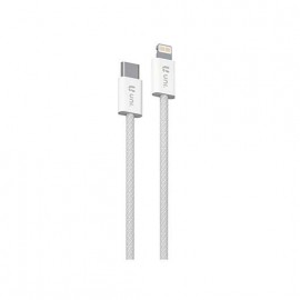 UNI - CABLE UNI USB TIPO(C) A LIGHTNING 30W - CB1253