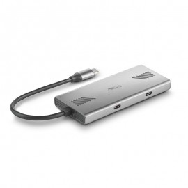 NGS - HUB 4 PUERTOS USB-C WONDERDUO-C GRIS NGS - WONDERDUO-C