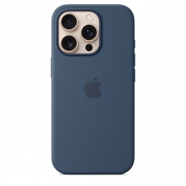 Apple Funda de silicona con MagSafe para el iPhone 16 Pro - Azul denim