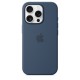 Apple Funda de silicona con MagSafe para el iPhone 16 Pro - Azul denim