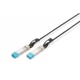 Digitus DN-81223 cable de fibra optica 3 m DAC SFP+ Negro