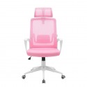 MARS GAMING - Mars Gaming MGC-ERGOLITE Asiento acolchado Respaldo de malla - mgcergolitewpk