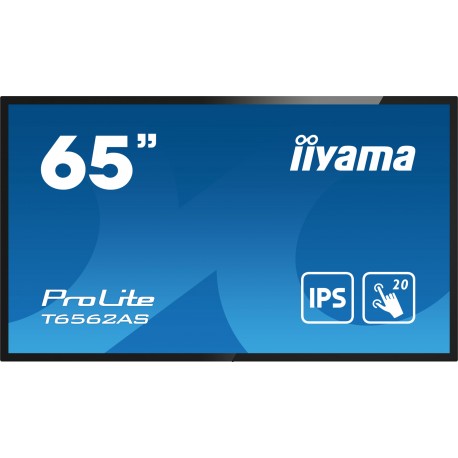 iiyama T6562AS-B1 pantalla de señalización Panel plano interactivo 163,8 cm (64.5'')