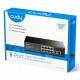 Cudy GS1010P switch Gigabit Ethernet (10/100/1000) Energía sobre Ethernet (PoE) Montaje en pared/escritorio Negro