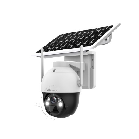 Nivian NV-CAM02S-SOLAR4G cámara de vigilancia Torreta Cámara de seguridad IP Interior y exterior