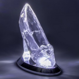 Lámpara 3d paladone cenicienta zapato de cristal