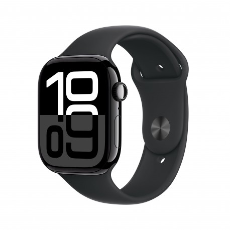 Apple Watch Series 10 OLED 46 mm Digital 416 x 496 Pixeles Pantalla táctil Negro Wifi GPS (satélite)