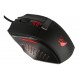 KONIX - Konix Runemaster EVO ratón Juego Ambidextro USB tipo A 2500 DPI - KX-MHA-MP-RED