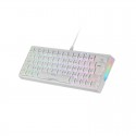 MARS GAMING - TECLADO MECANICO MKMINIPRO LINEAR LUBRICATED SWITCHES RGB BLANCO MARS GAMING - MKMINIPROWYES