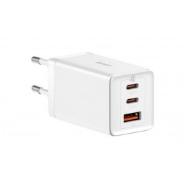 BASEUS - Baseus GaN5 Pro Universal Blanco Corriente alterna, USB Carga rápida Interior - ccgp120202