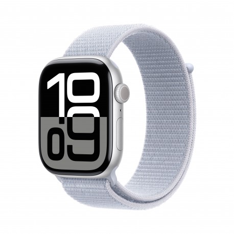 Apple Watch Series 10 OLED 46 mm Digital 416 x 496 Pixeles Pantalla táctil 4G Plata Wifi GPS (satélite)