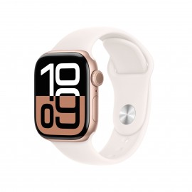 APPLE - Apple Watch Series 10 OLED 42 mm Digital 374 x 446 Pixeles Pantalla táctil 4G Oro rosa Wifi GPS (satélite) - mwxa3ql/a