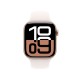 APPLE - Apple Watch Series 10 OLED 42 mm Digital 374 x 446 Pixeles Pantalla táctil 4G Oro rosa Wifi GPS (satélite) - mwxa3ql/a