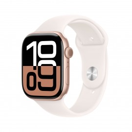 APPLE - Apple Watch Series 10 OLED 46 mm Digital 416 x 496 Pixeles Pantalla táctil Oro rosa Wifi GPS (satélite) - mwwt3ql/a