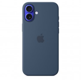 Apple Funda de silicona con MagSafe para el iPhone 16 Plus - Azul denim